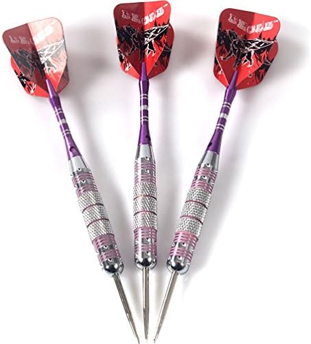 DHOLE Tengu Series Steel Tip Darts with Aluminum Shafts, 21 Grams (F1207)