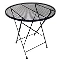 Recycled Wrought Iron Folding Patio Table