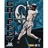 Ken Griffey, Jr. Autographed 8 x 10 Color Photo From Autographics