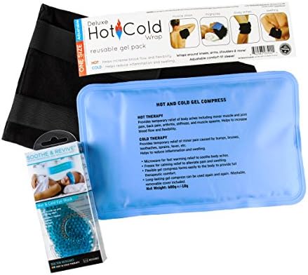 Best Adjustible Hot &amp; Cold Gel Pack &amp; Soothing Eye Mask Set