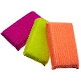 Casabella Scrub Sponge, 3-Pack, Assorted Colors