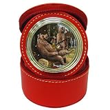 Limited Edition Violano Jewelry Case Travel Alarm Clock Drinking Bears