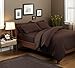 Amazon Brand – Pinzon Signature Cotton Heavyweight Velvet Flannel Pillow Cases - Standard, Italian Roast
