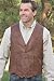 Men's Western Vest Antique Lamb