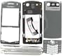 -Gray AT&T RIM Blackberry Pearl 8110 8120 OEM Original Full Housing with Lens Trackball Keypay Plus T6 Screw Driver and Opener Tool Kit