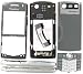 -Gray AT&T RIM Blackberry Pearl 8110 8120 OEM Original Full Housing with Lens Trackba...
