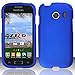 Samsung Galaxy Ace Style S765C Blue Hard Case Snap On Rubberized Protector Cover