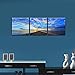 Wieco Art 3 Piece Giclee Canvas Prints Wall Art Ocean Beach Pictures Paintings for Living Room Bedroom Home Office Decorations Bridge Under Sunset Modern Stretched and Framed Blue Landscape Artwork