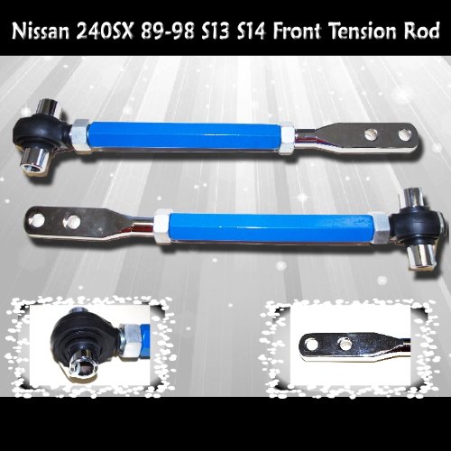Nissan 240SX 89-98 S13 S14 Front Tension Rod BLUE On Sale