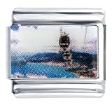 Coastal Beach Italian Charms Bracelet Link