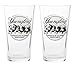 Yuengling Dogs Logo Pint Glasses - Set of 2 Tumblers