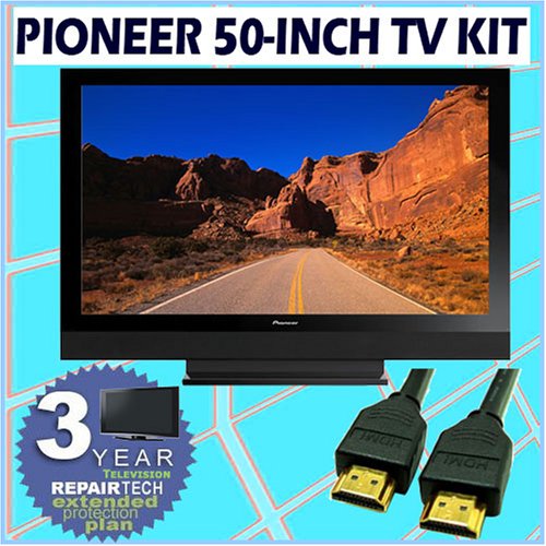 Pioneer Kuro PDP-5010FD 50in. 1080P Plasma HDTV and Accessory Outfit w/ 3 Year Warranty