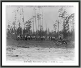 Historic Print (L): The John L. Sullivan and Jake Kilrain fight - Richburg, Miss., Monday, July 8th, 1889 -