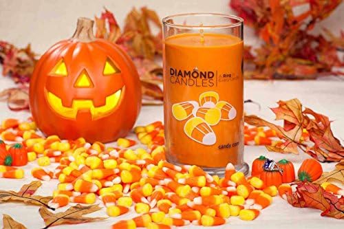 Candy Corn Scent Diamond Ring Jar Candle (Rings Inside Value From $10 to $5000)