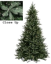 4.5' Pre-Lit Natural Frasier Fir Artificial Christmas Tree - Clear Lights