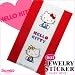 サンリオ 携帯電話用保護シール 携帯用HELLO KITTYドットジュエリーステッカー キティ＆ミミィ