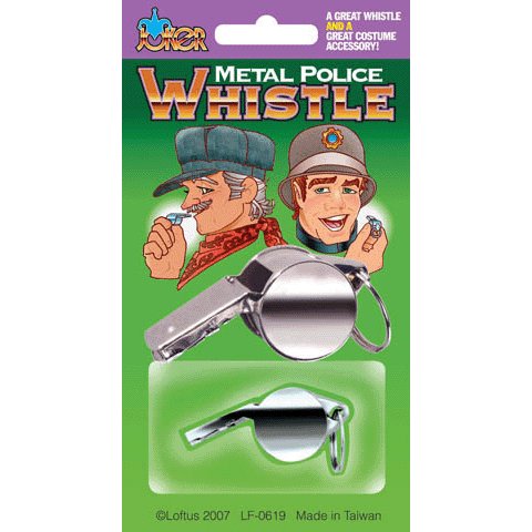 Childrens Toyshop  Toys : POLICE WHISTLE - 2 PACK