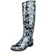 dav Women's Victoria Paisley Rain Boot,Midnight,41 EU (US Women's 11 M)