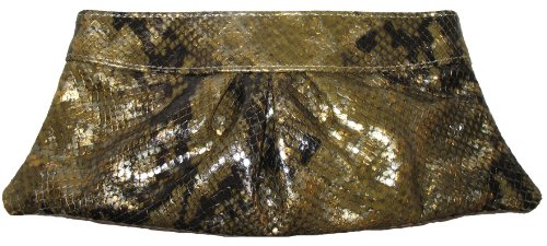 Lauren Merkin Snake Embossed Eve Clutch
