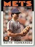 1986 Topps #520 Keith Hernandez - New York Mets (Baseball Cards)