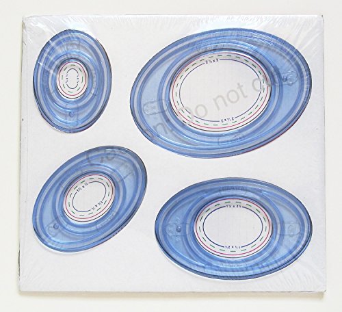 Creative Memories 4 Oval Cutting Patterns and Sizing Template