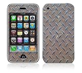 Metal Steel Decorative Skin Cover Decal Sticker for Apple 3G iPhone / iPhone 3GS 3G S