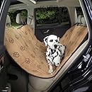 Cruising Companion Hammock Car Seat Covers  -  Cushioned Car Seat Covers for Dogs, Camel