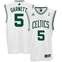Kevin Garnett Jersey: adidas White Replica #5 Boston Celtics Jersey