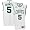 adidas Boston Celtics #5 Kevin Garnett White Replica Basketball Jersey