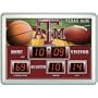 Texas A&M Aggies NCAA Scoreboard Clock & Thermometer (14"x19")