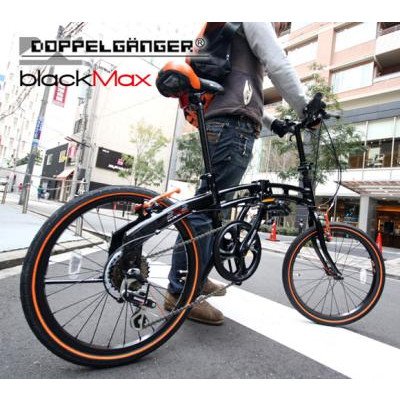 DOPPELGANGER『202 blackmax』 20インチフォールディングバイク折畳み自転車