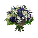 Blumenstrauß 'Strauß' Mini Frisch vom Floristen vor Ort in Lila und weiß