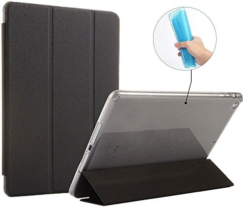 ipad Mini Case, Century Mall Apple Ipad Mini 2 Soft TPU Case Smart Eather Case Cover, Update Auto Sleep/wake for Apple New Ipad Mini 3 Case (ipad mini123, black)