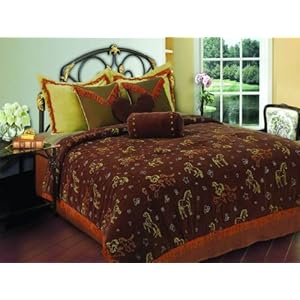 Hallmart Collectibles 61168 Ki-young Attitudes 2-piece Western Dude Comforter Set