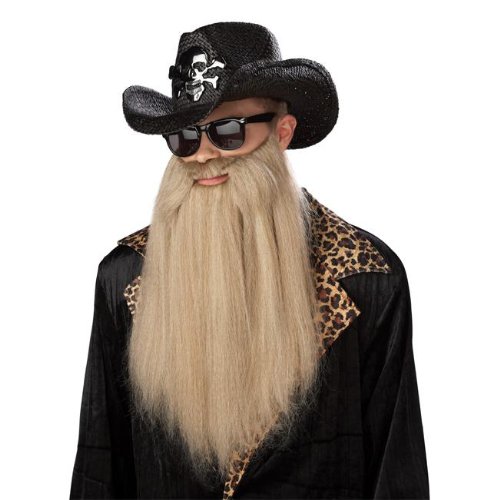 ZZ Top Beard and Moustache Set