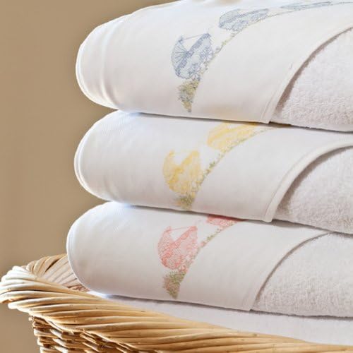 Cogy Babies Hooded Bath Towel Bassinet with embroidery (Pink)