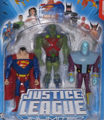  Justice League Unlimited: Superman, Brainiac, Martian Manhunter