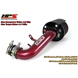 02-06 Acura RSX Base - HPS Powder Coated Red Short Ram Air Intake Kit + Heat Shield... by HPS