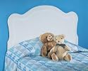 Furniture online: Reflections Pearl White Twin Panel Headboard
