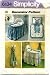 Simplicity 6134 Sewing Pattern Baby's Basket Skirt Liner Diaper Stacker Comforter Pillow Case