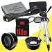 Canon EOS Rebel T5i 18 MP CMOS Digital SLR Camera LP-E8 Lithium Ion Replacement Battery 1500 mAh + 16GB SDHC Class 10 Memory Card + 3 Piece Filter Kit + Wide Angle Lens + 2x Telephoto Lens + Mini HDMI Cable + Full Size Tripod Bundle DavisMAX T5i Accessory Kit