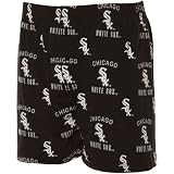NCAA Chicago White Sox Black Maverick Boxer Shorts (Small)