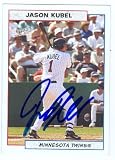 Jason Kubel Autographed/Hand Signed Baseball Card (Minnesota Twins) 2005 Topps Bazooka Baseball Card