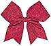 chassé Glitter Performance Hair Bow Glitter Red