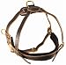 Dean & Tyler Dog Harness Medium - Brown - Handmade - Soft Premium Leather - Pull Dog Harness - Felt Padded Inside !!!