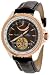 Adee Kaye 35 Jewels Automatic Watch with Power Reserve Indicator and Tourbillon Window Model AK-1097