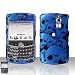 Blue Skull Snap on Design Case Hard Case Skin Cover Faceplate for Blackberry Curve 8300 8310 8320 83