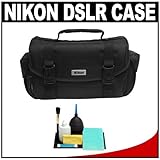 Nikon 5873 Compact Digital SLR Camera Case - Gadget Bag with Side Pockets w ....
