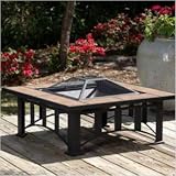 51ywukbfznL. SL160  Tuscan Tile Mission Style Square Fire Pit