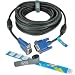 NSI VGA Male to Male Extension Cable 15 Pin 16 Feet for PC LCD Monitor with NSI Cable Tie